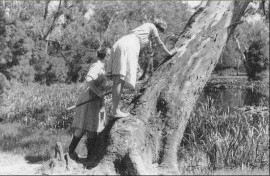 Sampling water in 1960s.