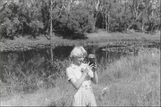 Sampling water in 1960s. 