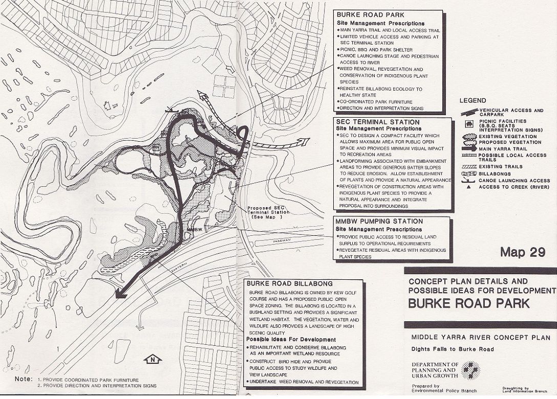 Burke Rd. Park plan